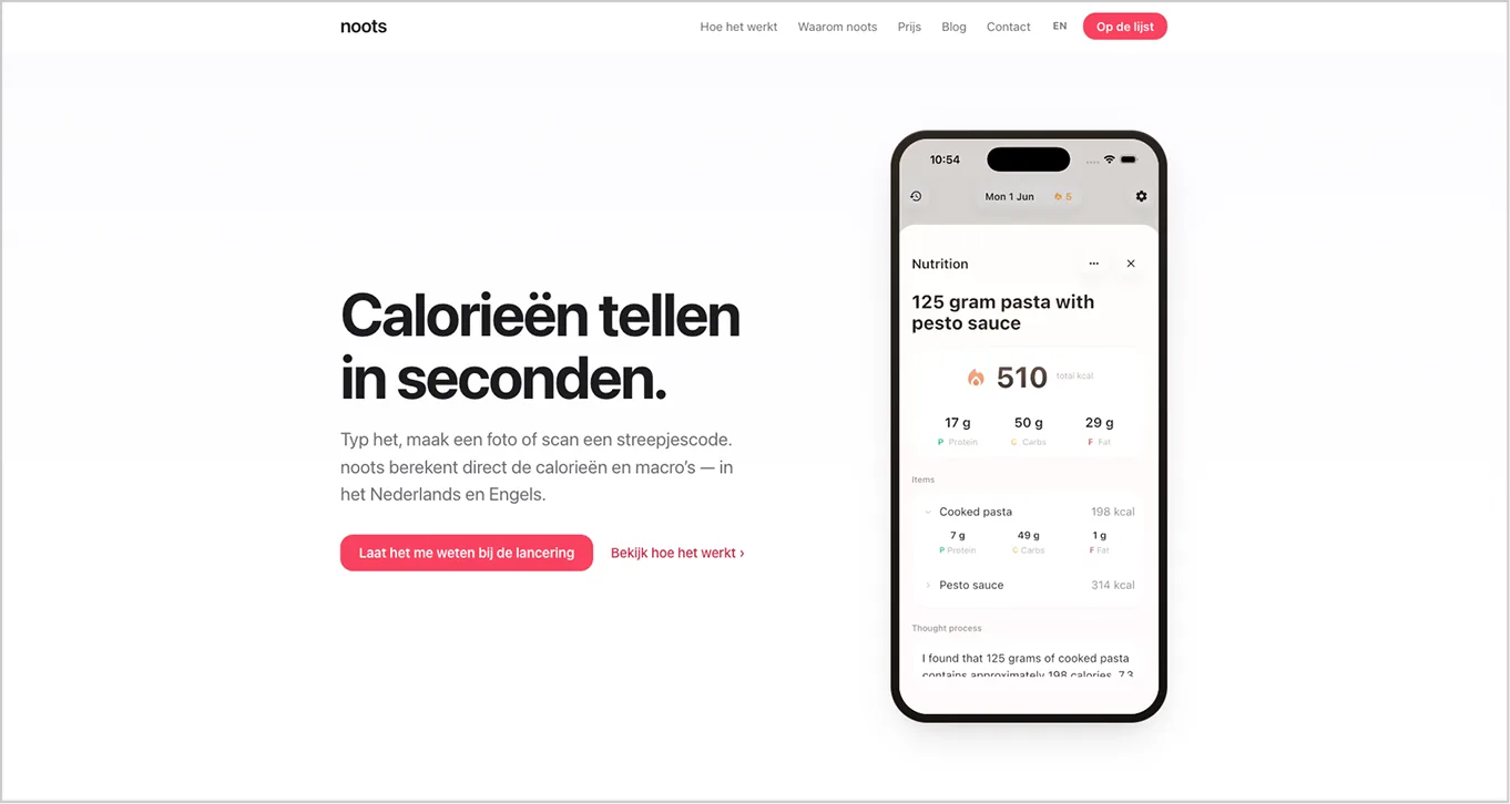 Screenshot van Noots